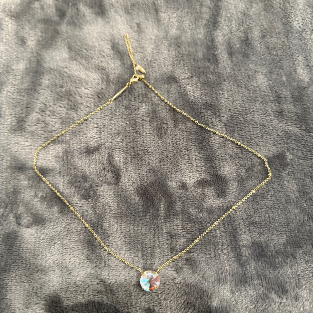 Kendra Scott Jolie Necklace Dichroic - Picture 2 of 2